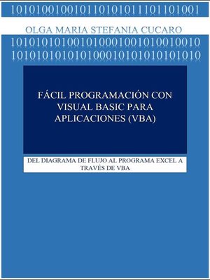 cover image of FÁCIL PROGRAMACIÓN con Visual Basic para aplicaciones (VBA)